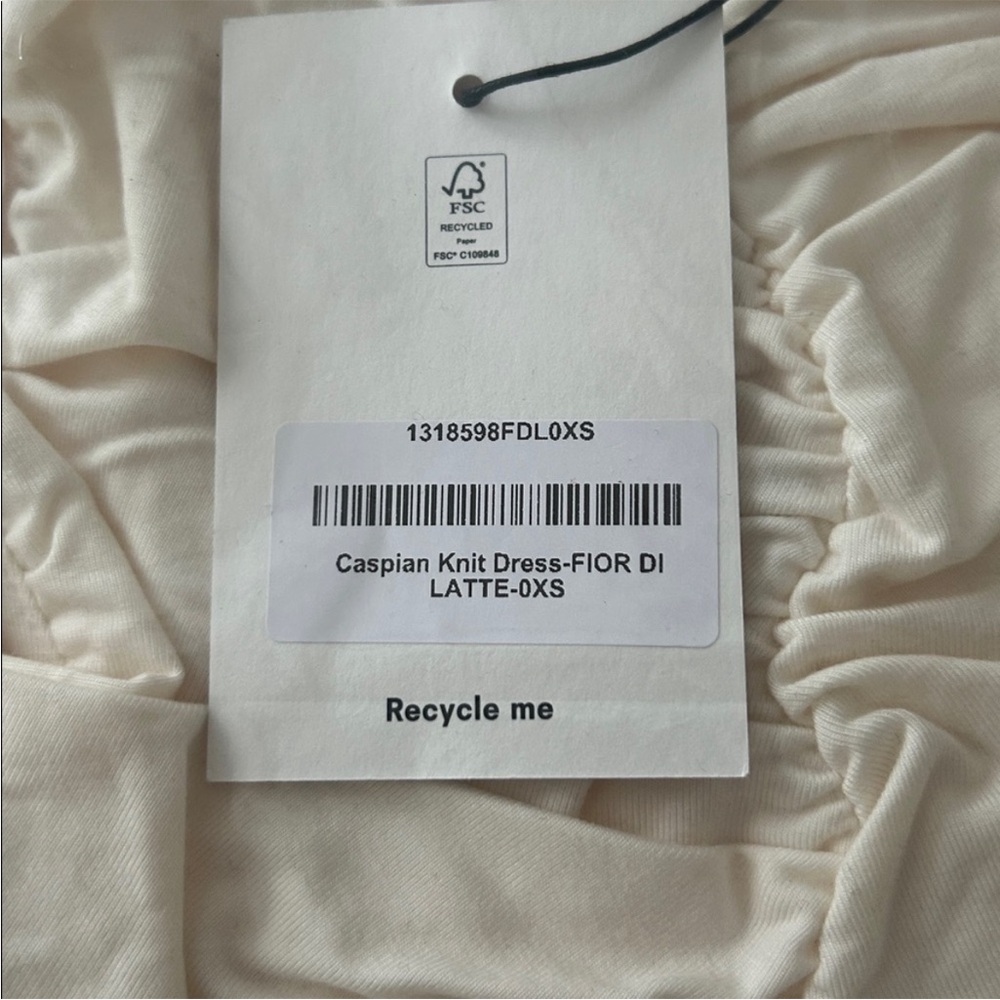 NWT • Caspian knit dress in fior de latte - XS - Picture 8 of 9